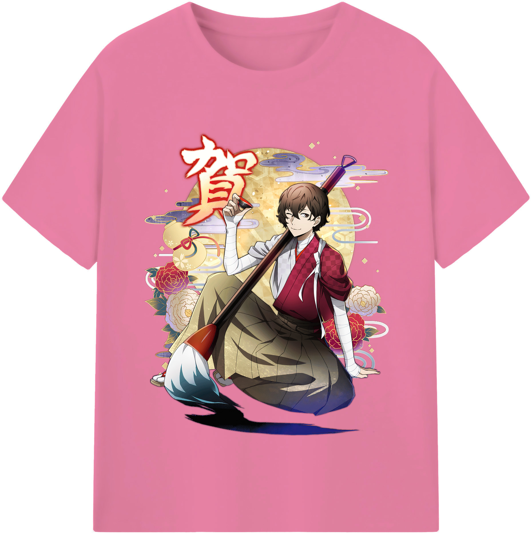 （画像用） 文豪ストレイドッグス Bungo Stray Dogs 綿100％半袖Tシャツ（フロントプリント）